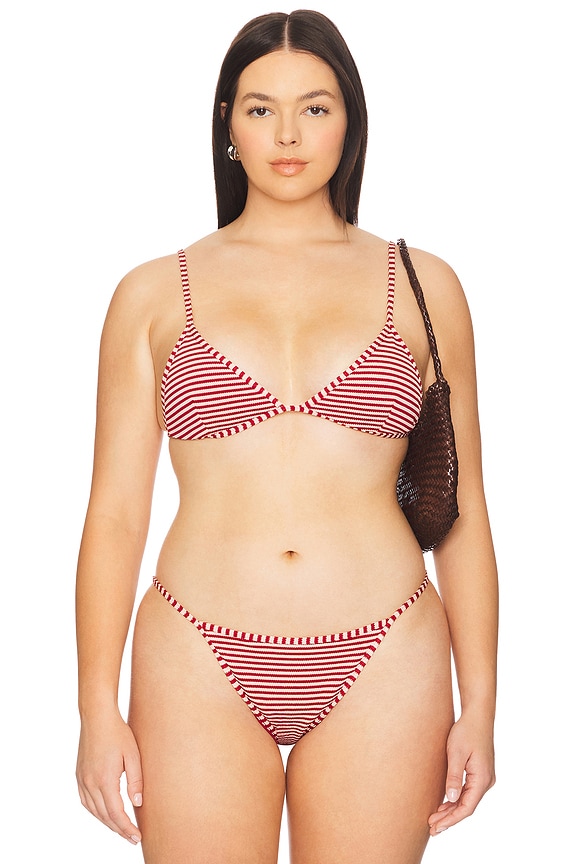 view 2 of 9 ТОП HARLOW in Red & Pink Stripe