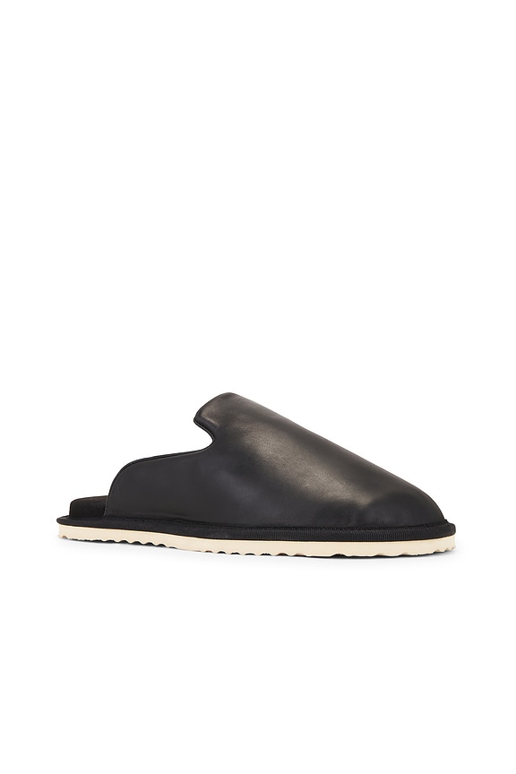 view 2 of 5 Draper Smooth Leather in Jet Black & Shortbread