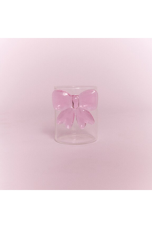 view 2 of 3 Pink Bow Tumbler in Pink