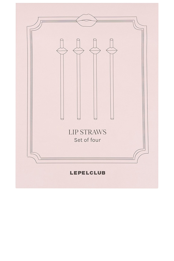 view 2 of 6 Set Of Lip Straws in 