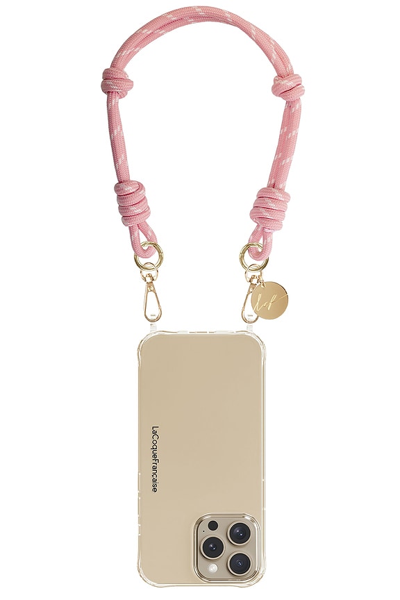 view 1 of 2 CHAINE DE TÉLÉPHONE LIAM in Pink & White