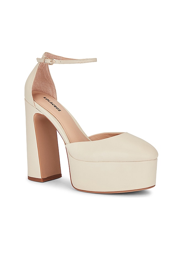 view 2 of 5 Platform Pump in Off White