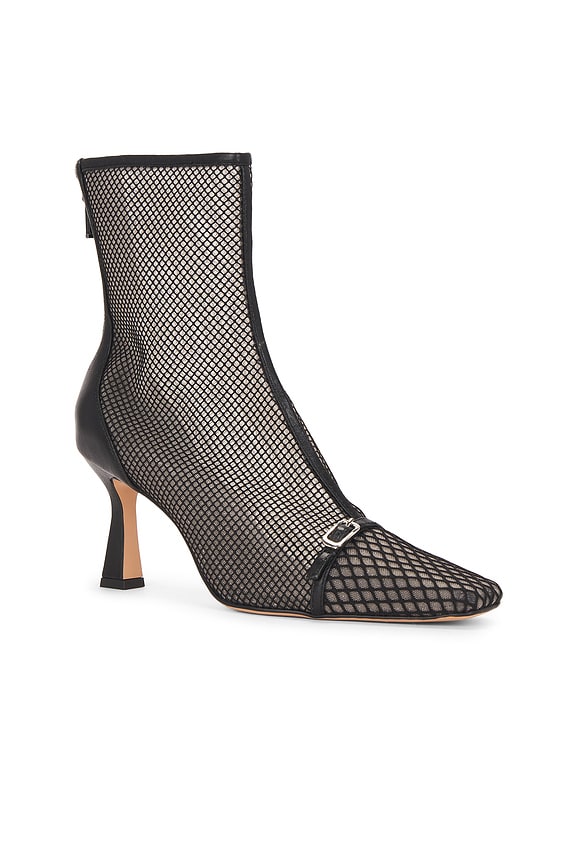view 2 of 5 Mesh Ankle Bootie in Black