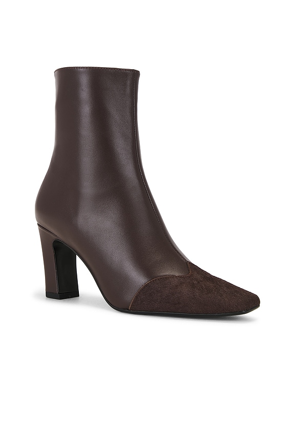view 2 of 5 Pony Hair Ankle Bootie in Marron