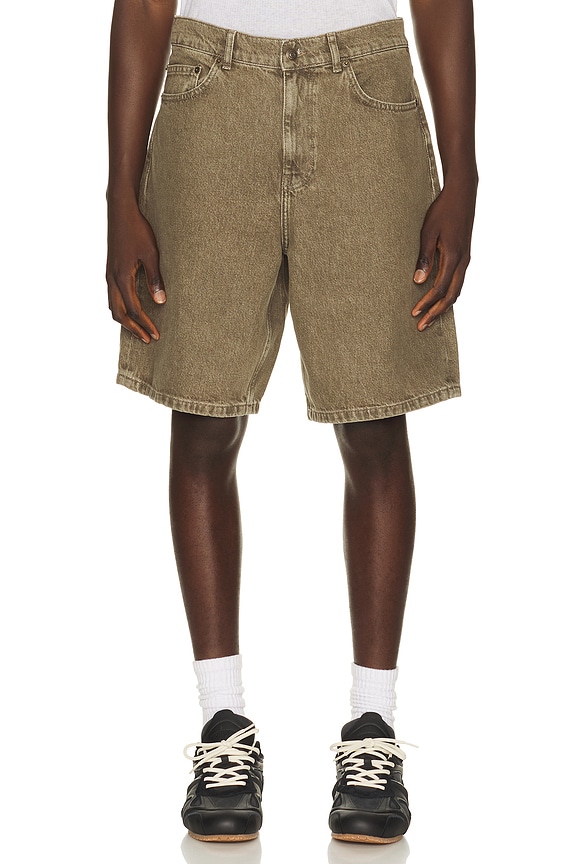view 1 of 4 Shorts denim in Light Brown Denim Wash