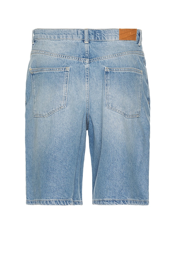 view 2 of 4 Ryder Washed Denim Shorts in Light Blue Wash