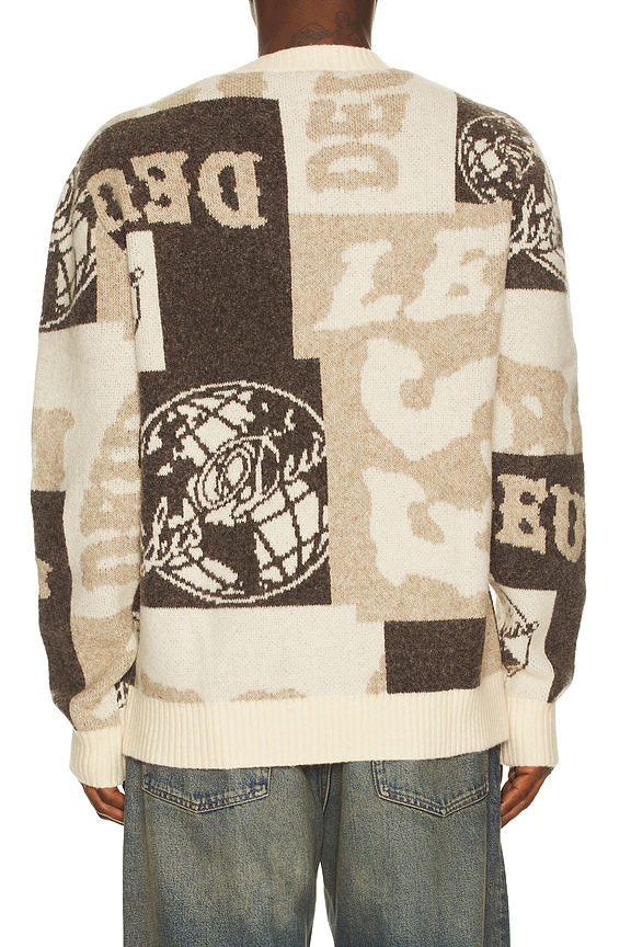 view 2 of 4 Globe Crew Neck Knit Sweater in Dark Sand