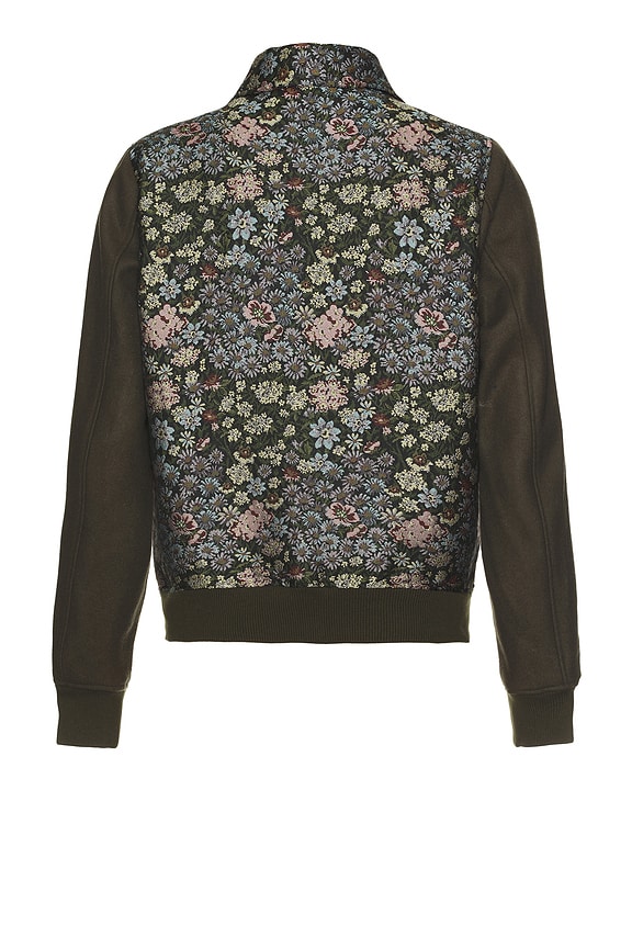 view 2 of 5 Noah Varsity Jacket in Rosin & Chive Green