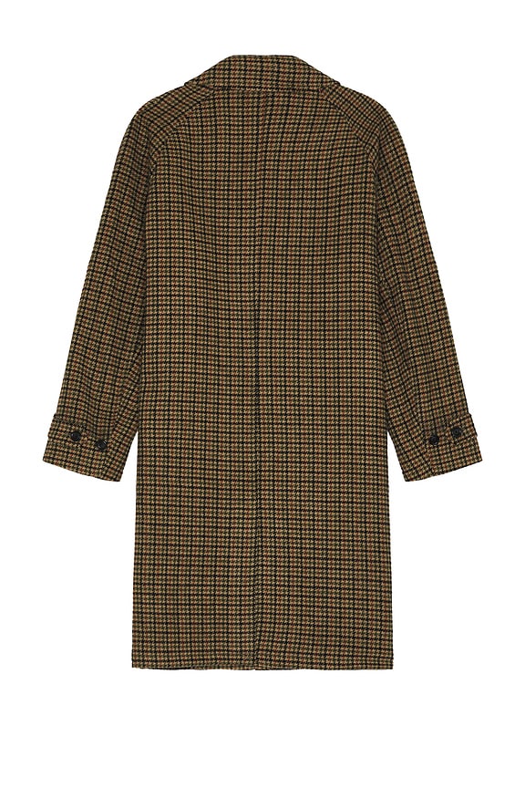 view 2 of 5 Michael Houndstooth Wool Coat in Warm Sand & Black