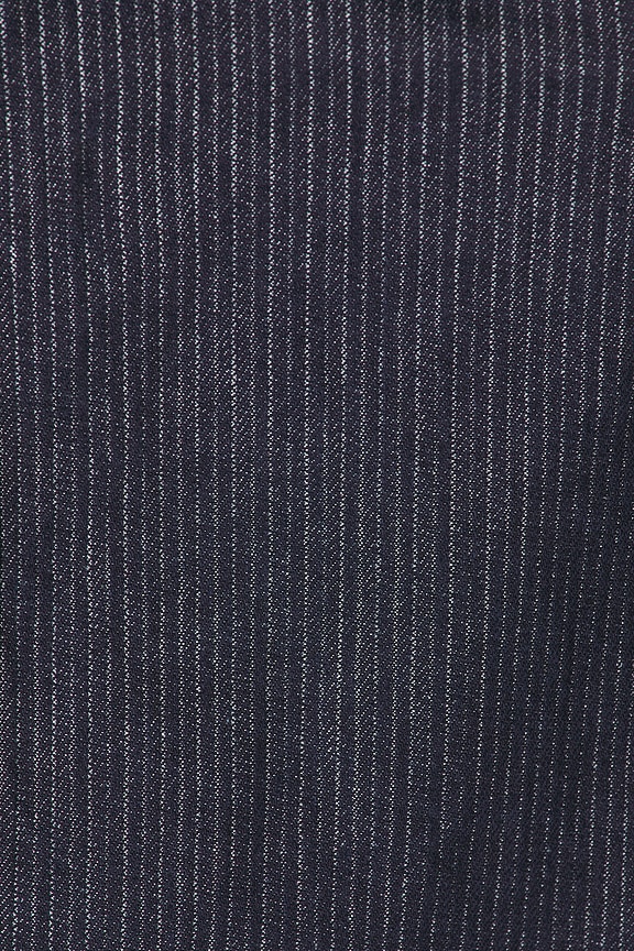 view 3 of 4 Hugh Denim Stripe Overshirt 2.0 in Dark Navy & White