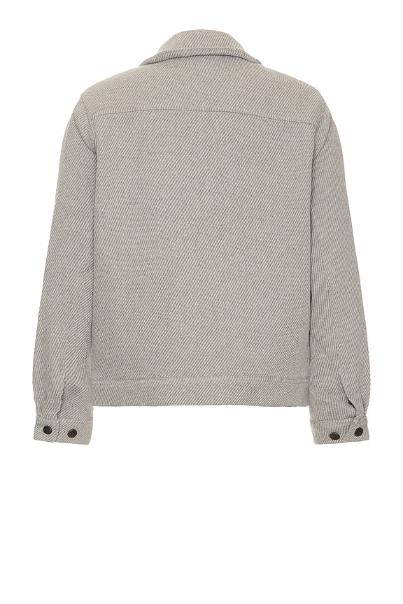 view 2 of 4 Nash Twill Wool Jacket in Grey Melange