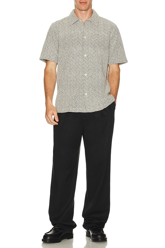 view 5 of 5 Randall Pleated Twill Suit Pants in Black