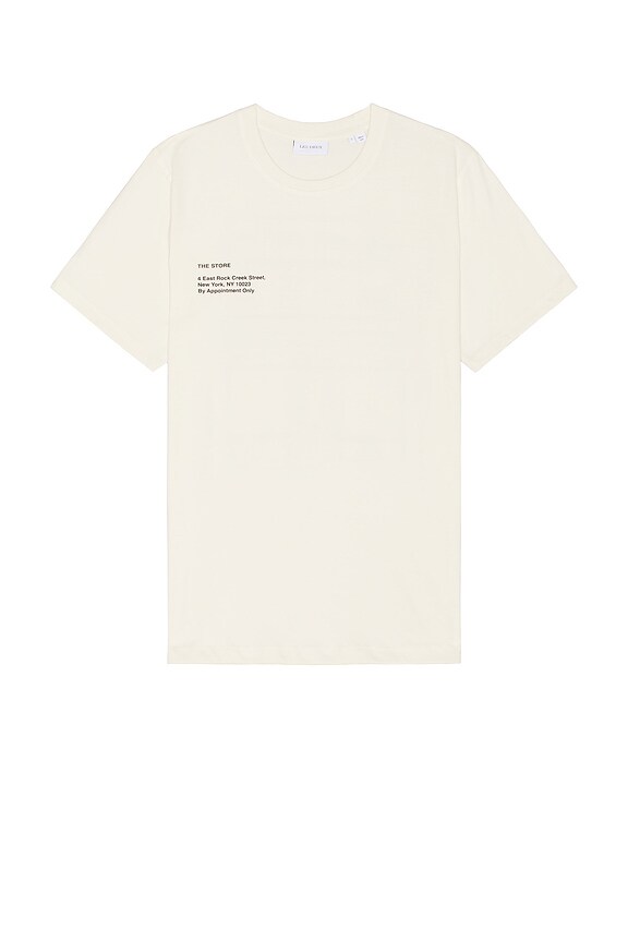 view 2 of 3 NEIGHBORHOOD 티셔츠 in Ivory & Black