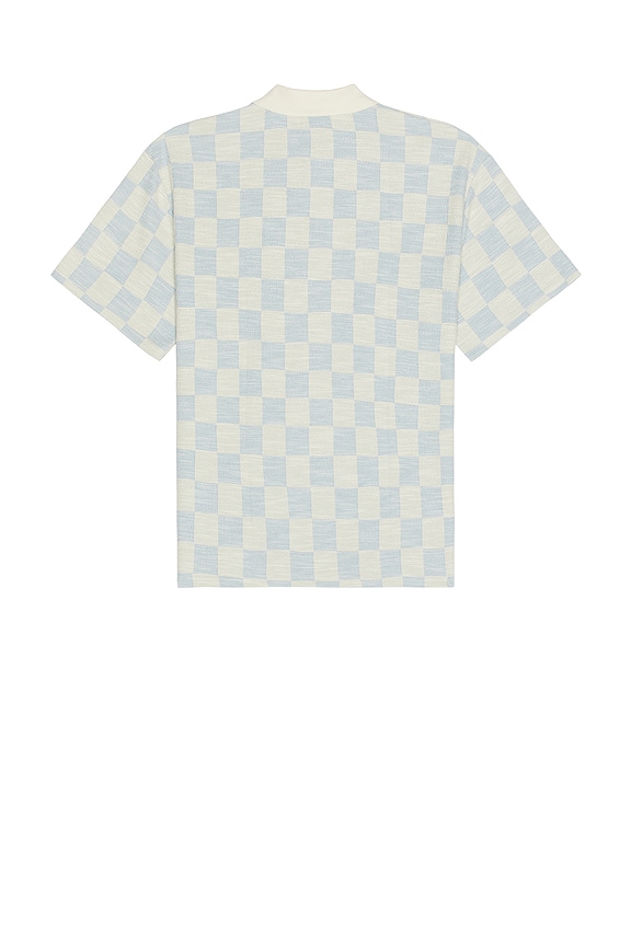 view 2 of 5 Branson Jersey Jacquard Polo in Ivory