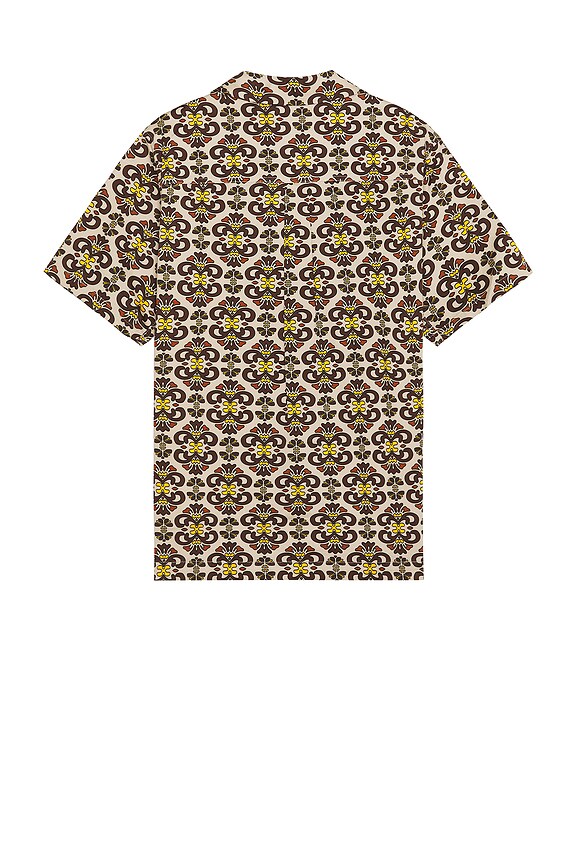 view 2 of 5 Hendrix Shirt in Light Sand & Ebony Brown