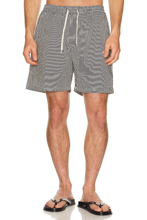 view 1 of 5 SHORT DE BAIN in Black