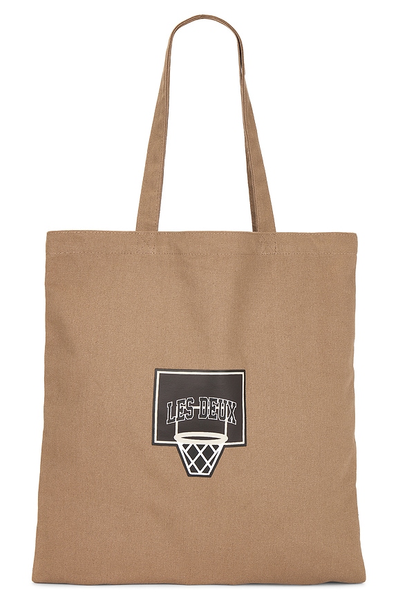 view 2 of 6 Varsity Tote Bag in Mountain Grey Brown