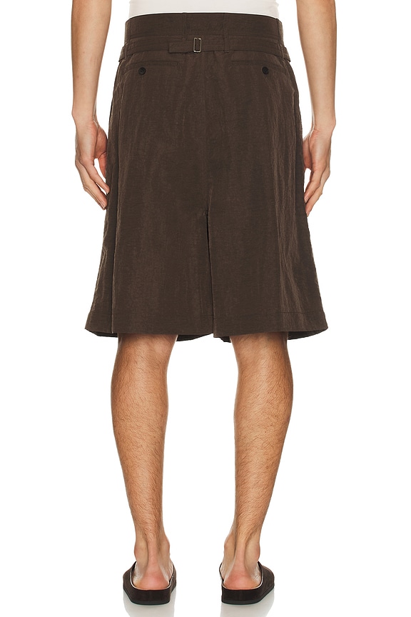 view 2 of 4 Adjustable Bermuda Shorts in Brown