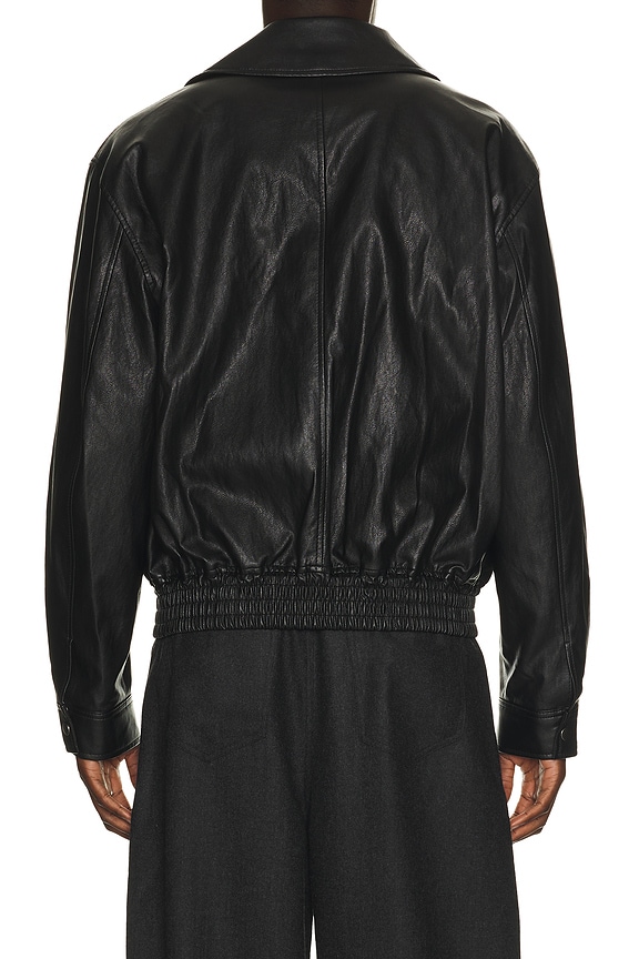 view 2 of 4 CHAQUETA FAUX in Black