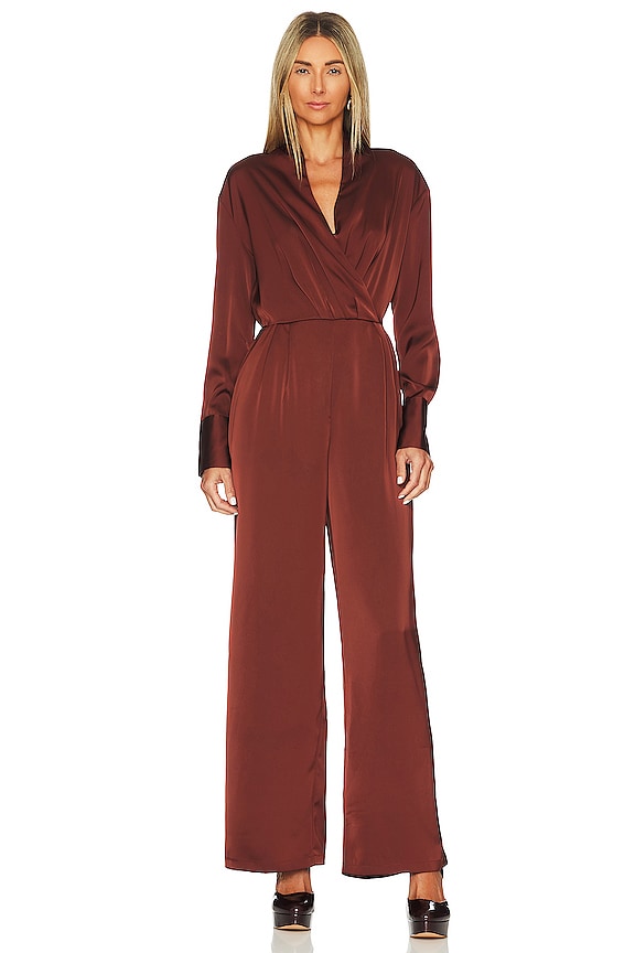 view 2 of 4 Giselle Jumpsuit in Cinnamon Brown