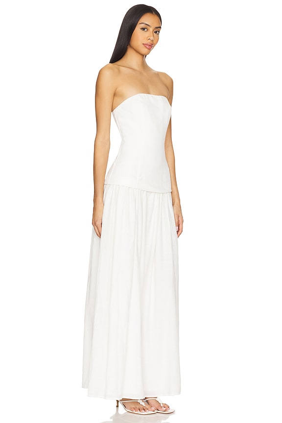 view 2 of 3 Theo Jumpsuit in White