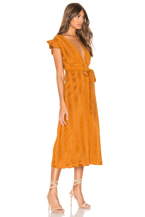 view 2 of 3 VESTIDO MIDI BRYNN in Caramel