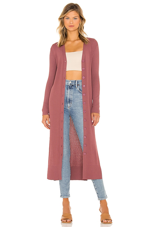 view 2 of 4 Simone Button Down Sweater Dress in Mauve