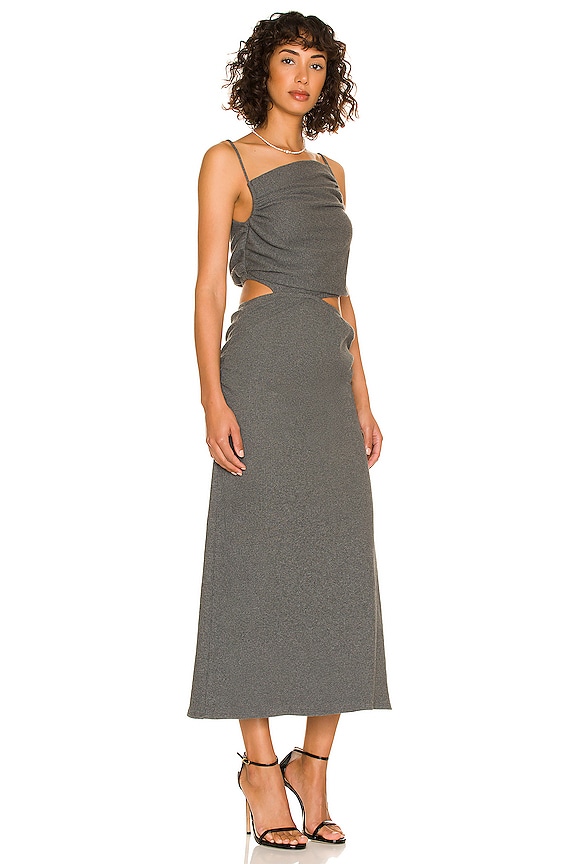 view 2 of 3 MILA ニットミディドレス in Grey