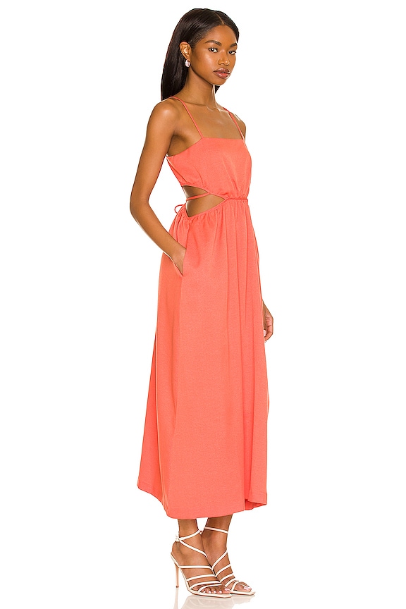 view 2 of 3 MAXIVESTIDO SKYLAR in Tangerine