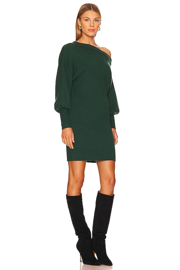 view 2 of 3 Emma Sweater Dress in Emerald