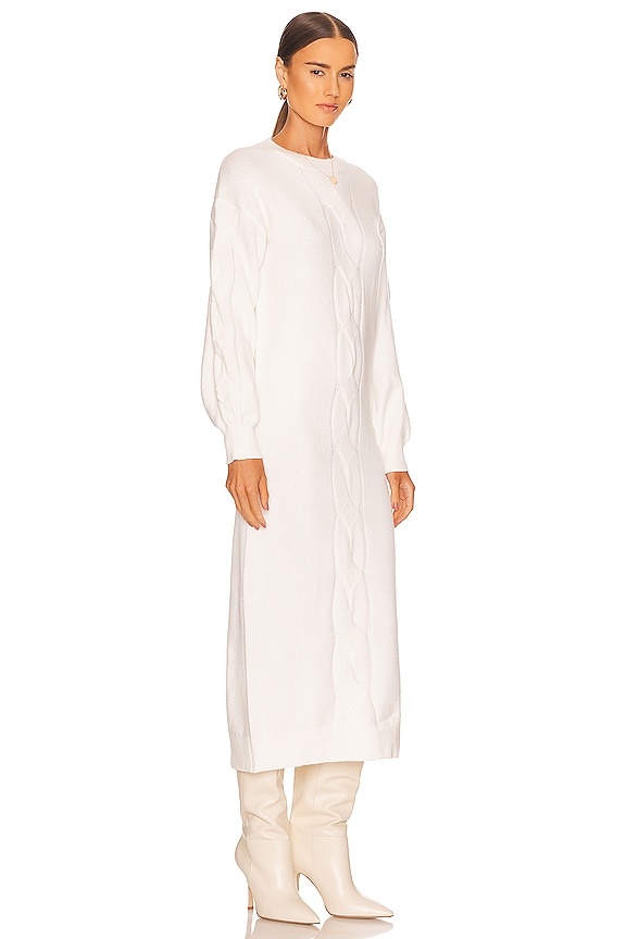 view 2 of 4 ВЯЗАНОЕ ПЛАТЬЕ MAYA in White