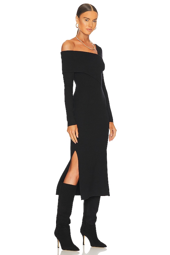 view 2 of 5 Sylvie Midi Sweater Dress in Black