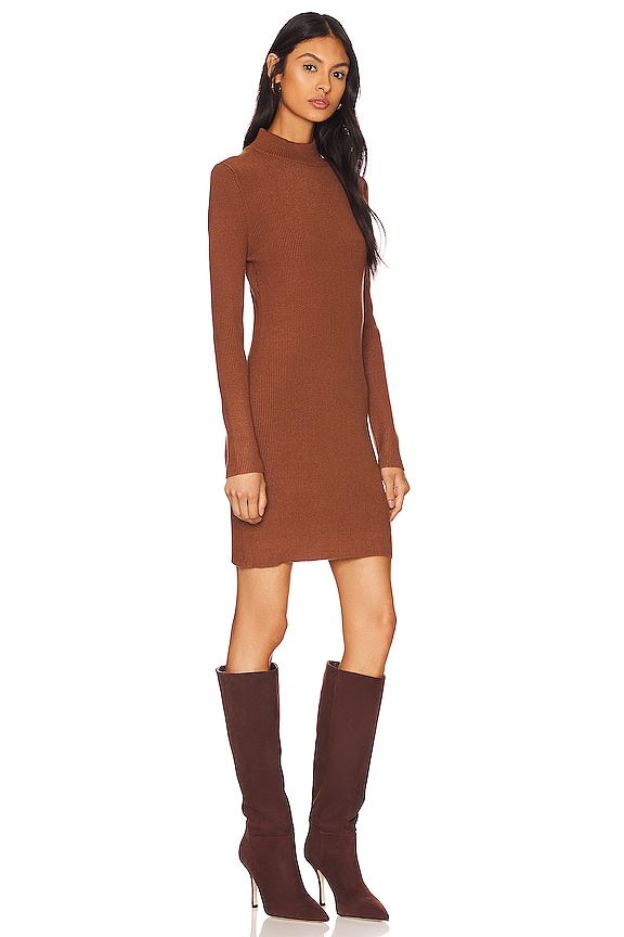 view 2 of 4 Reiss Mini Dress in Chocolate
