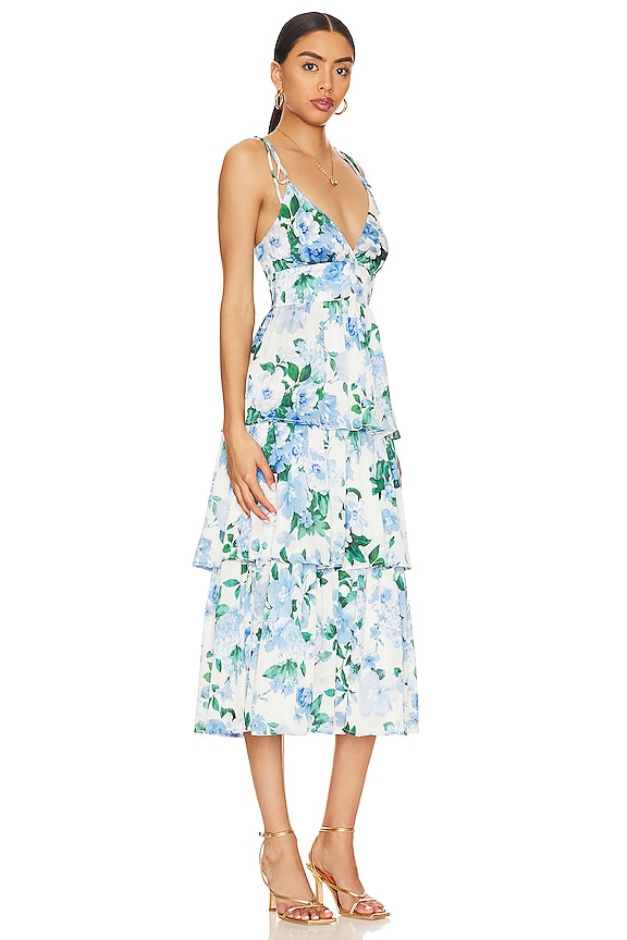 view 2 of 3 VESTIDO LISETTE in Blue Multi