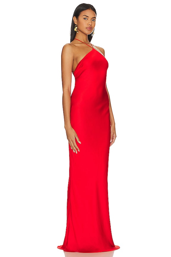 view 2 of 3 Kira Maxi Dress in Tomato Red