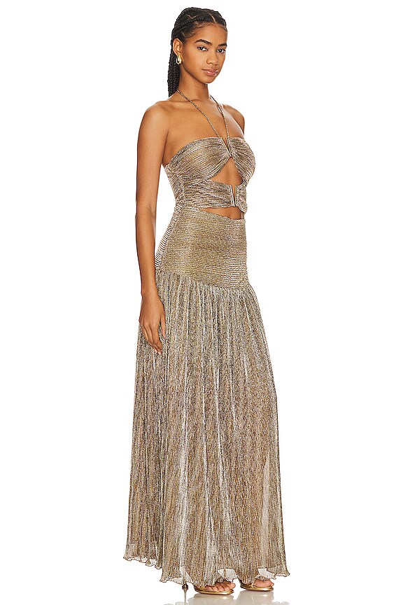 view 2 of 4 ROBE MAXI JORDIE in Bronze