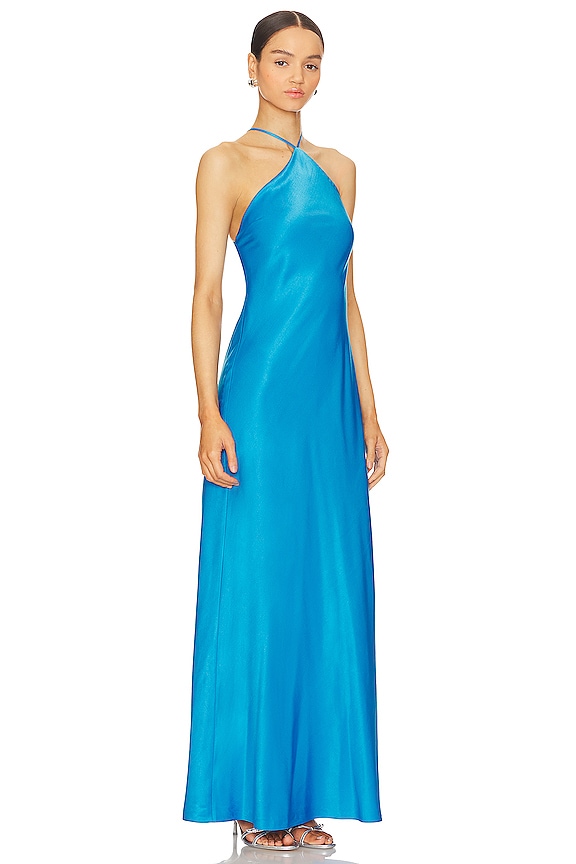 view 2 of 3 Seaside Midi Dress in Cerulean