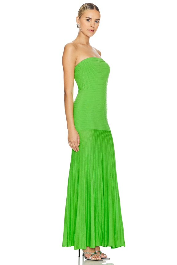view 2 of 3 Arlo Tube Dress in Electric Green