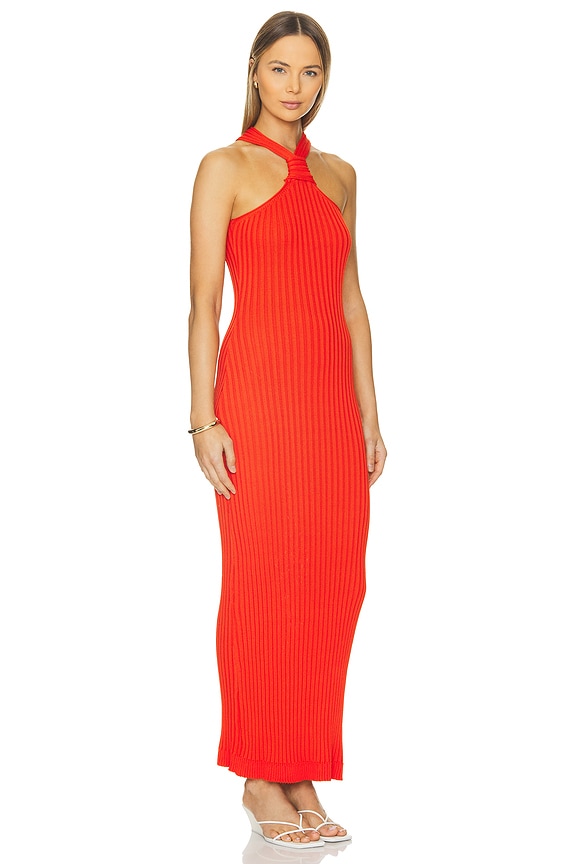 view 2 of 3 Lucky Dress in Scarlet