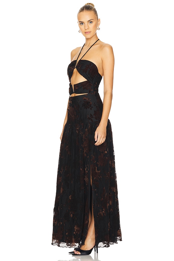 view 2 of 5 ROBE ROSELYN in Chocolate Multi