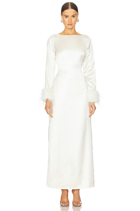 view 2 of 4 Gloss Midi Dress in Ivory