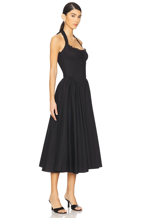 VESTIDO MIDI HALTER ABBOTT