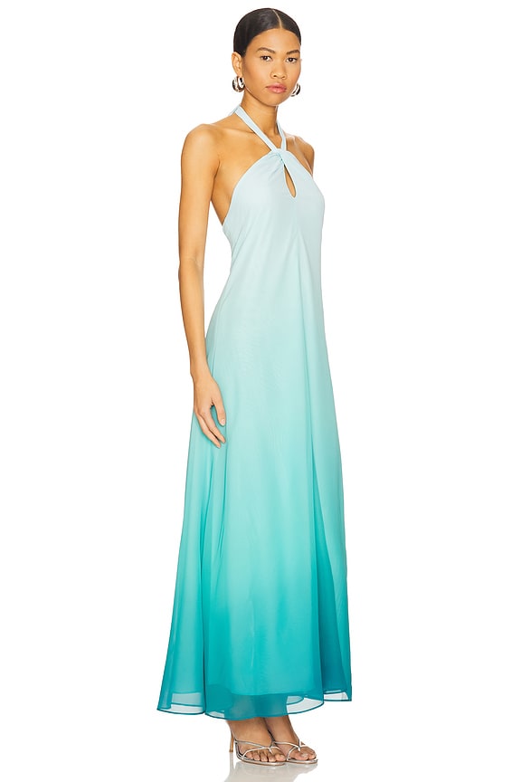 view 2 of 3 Aden Ombre Maxi Dress in Teal