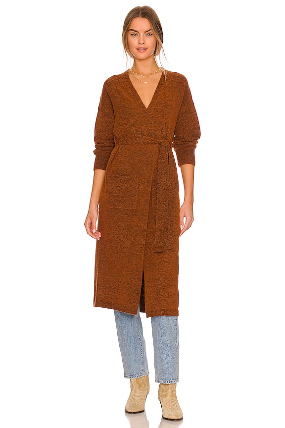 view 2 of 4 GUARDAPOLVO LEVI in Chocolate