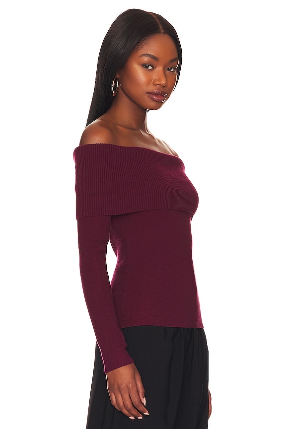 view 2 of 4 PULL LYLA in Burgundy