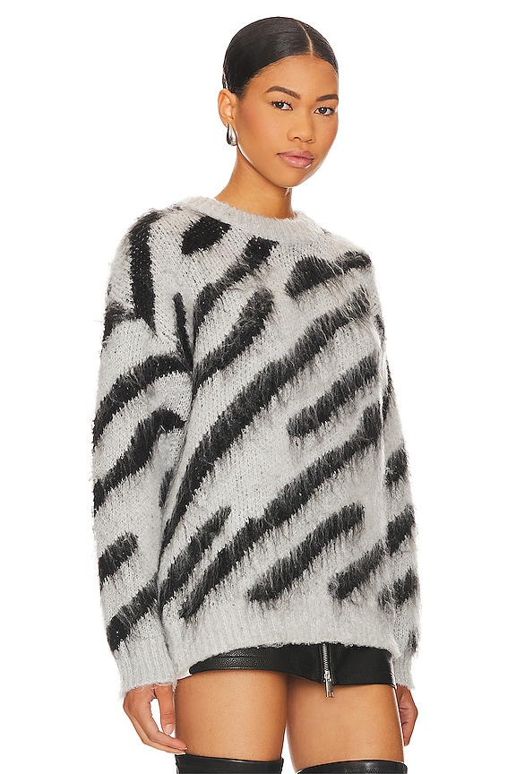 view 2 of 4 СВИТЕР LUISA in Grey & Black