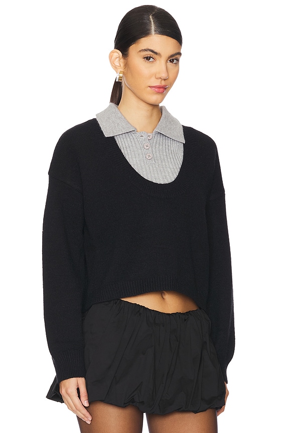 view 2 of 4 Lowen Sweater in Black & Grey