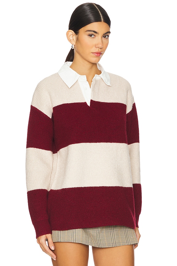 view 2 of 4 JERSEY WAYLON in Cream & Red