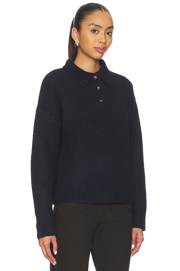 view 2 of 4 Hart Polo Knit Sweater in Navy