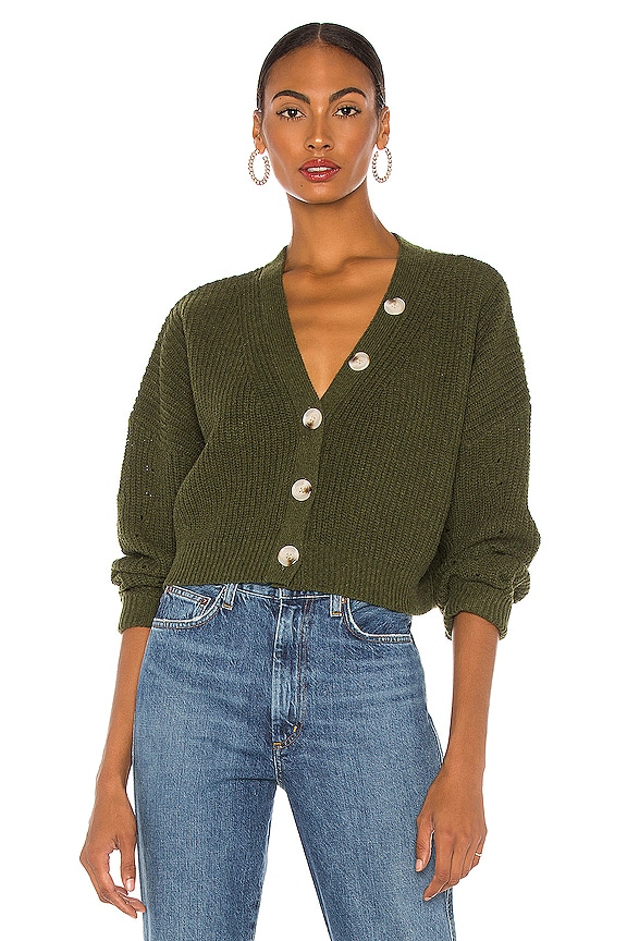 view 1 of 4 Scarlett Cardigan in Olive